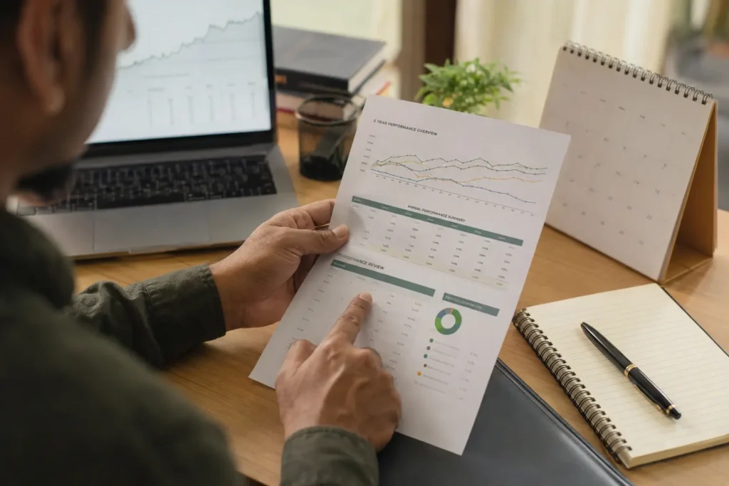 Five years of mutual fund history for choosing a better fund