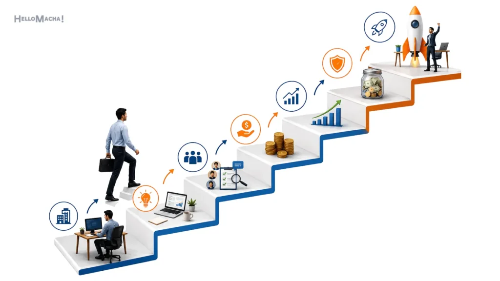 Build startup before quitting your job